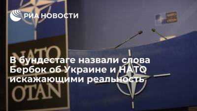 Член бундестага Хунко: слова Бербок о свободном выборе Украиной НАТО искажают реальность