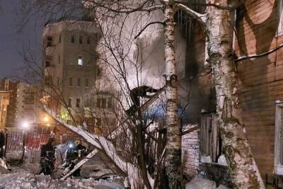 В центре Архангельска снова горела деревяшка