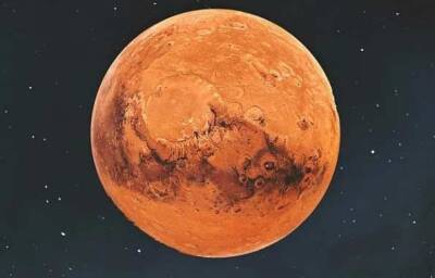 На Марсе мог быть жидкий океан, несмотря на низкую температуру