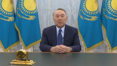 Назарбаев впервые после январских беспорядков обратился к казахстанцам
