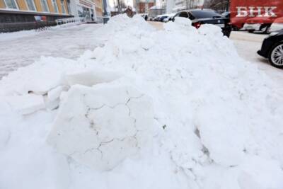 Сыктывкарский снег собираются плавить на канализационных сетях
