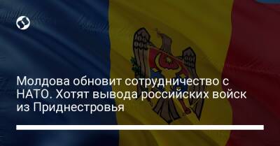 Молдова обновит сотрудничество с НАТО. Хотят вывода российских войск из Приднестровья
