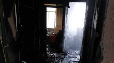 Опубликованы фото из сгоревшей квартиры на улице Белякова Рязани