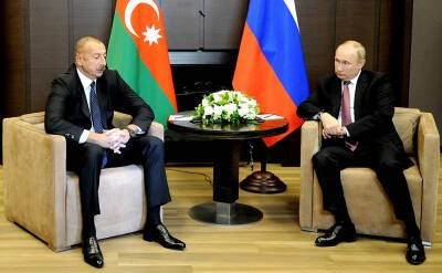 Путин и Алиев обсудили ситуацию на Украине