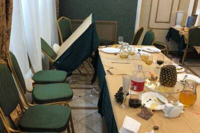 В Рыбном гостья свадьбы устроила дебош и разгромила ресторан