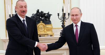 Путин пожаловался Алиеву на Украину