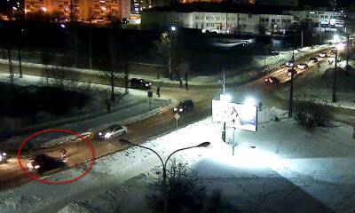 Машина на большой скорости сбила пешехода в Петрозаводске