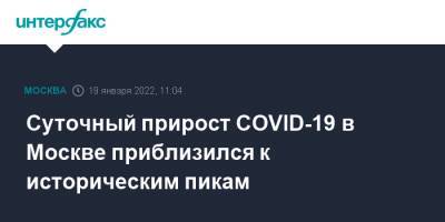 Суточный прирост COVID-19 в Москве приблизился к историческим пикам