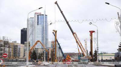 Латушкин: движение в районе строительства моста на Немиге возобновится по плану