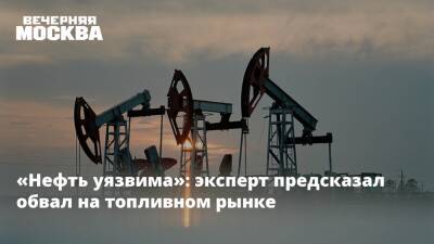 «Нефть уязвима»: эксперт предсказал обвал на топливном рынке