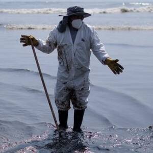 В Перу произошел масштабный разлив нефти. Фото