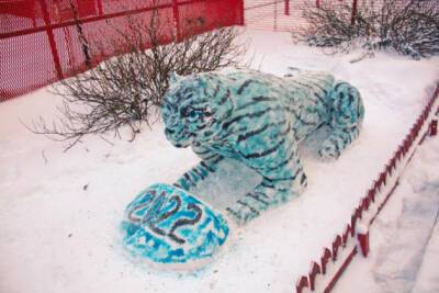 Фото: снежные фигуры появились в исправительных колониях Ленобласти