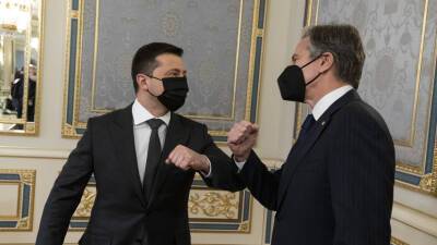 Госсекретарь Блинкен провёл переговоры с президентом Украины Зеленским