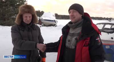 Житель Карелии спас четверых рыбаков с отколовшейся льдины