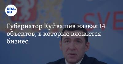 Губернатор Куйвашев назвал 14 объектов, в которые вложится бизнес. В списке «Исеть» и дом Гайдара