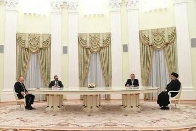 Владимир Путин - Эбрахим Раиси - Раиси - Владимир Путин провел переговоры с президентом Ирана Эбрахимом Раиси - interaffairs.ru - Россия - Сирия - Иран - Афганистан