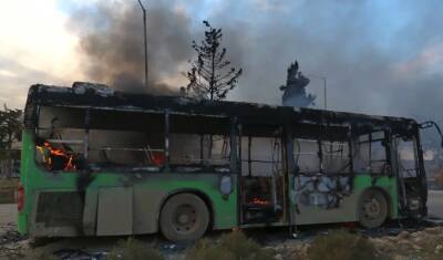 СМИ: в Сирии подорвали автобус со служащими МВД - newizv - Сирия - Иордания