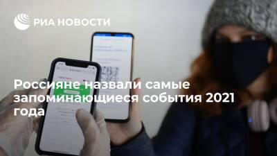 HeadHunter: самым запоминающимся событием 2021 года для россиян стало введение QR-кодов