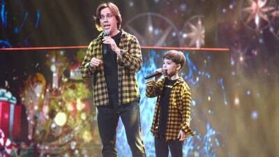 Максим Галкин с сыном Гарри выступил на сцене шоу «Две звезды»