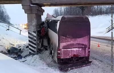 После ДТП с автобусом под Рязанью в больницу попали семь его пассажиров