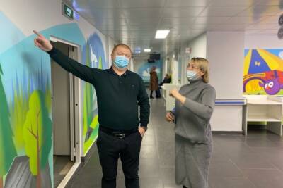 Белгородский министр здравоохранения посетил детскую поликлинику №4
