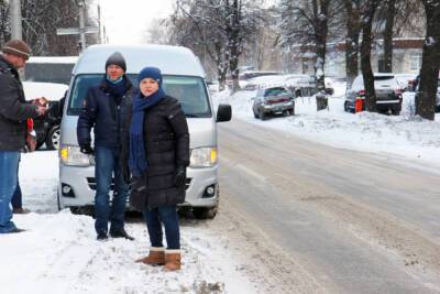 Мэр Рязани Сорокина проверила качество уборки дорог и дворов от снега