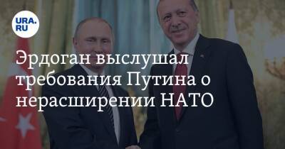 Эрдоган выслушал требования Путина о нерасширении НАТО