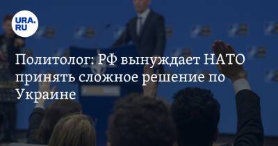 Политолог: РФ вынуждает НАТО принять сложное решение по Украине