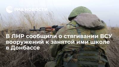 Народная милиция ЛНР: ВСУ стягивают силы к занятой ими школе в селе Валуйское