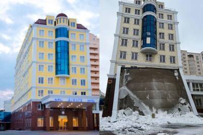 В оккупированном Донецке разрушается известный отель: кадры