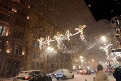 Понедельник порадует петербуржцев небольшим снегопадом