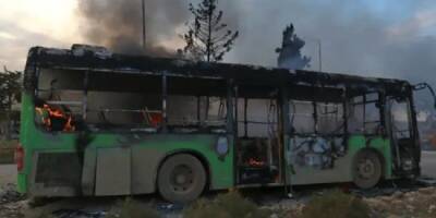 В Сирии террористы подорвали автобус с военными