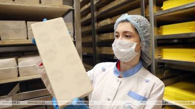 ФОТОФАКТ: Более 90 % сыров "Светлогорского филиала УП "Калинковичский молочный комбинат" идет на экспорт