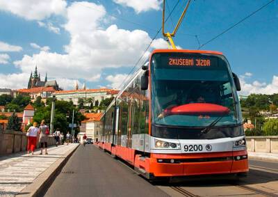 В воскресенье в центре Праги ограничат движение трамваев