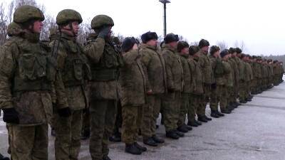 Первые подразделения Вооруженных сил России прибыли в Белоруссию