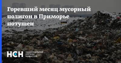 Горевший месяц мусорный полигон в Приморье потушен