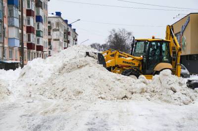 52 тысячи кубометров снега вывезли с начала циклона в Корсаковском районе