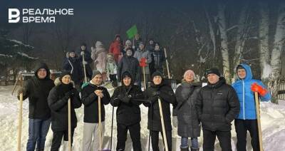 Актив ТАИФ-НК помог в уборке снега социальному приюту «Балкыш»