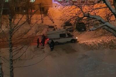 Павловчане пришли на подмогу застрявшей в снегу машине скорой помощи