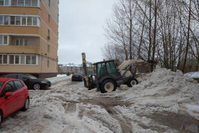 Власти попросили бизнесменов Великого Новгорода помочь убрать снег с тротуаров и пешеходных дорожек