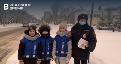 Госавтоинспекция Казани провела профилактическое мероприятие «На дороге юный пешеход»