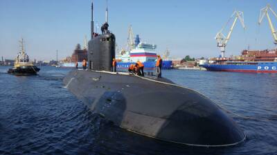 Российская подлодка Тихоокеанского флота «Волхов» поразила наземную цель ракетой «Калибр»