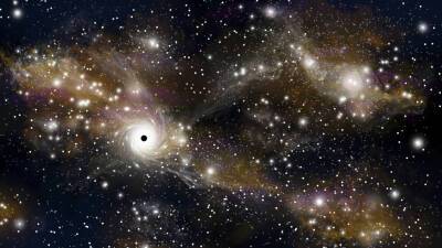 Астрономы открыли черную дыру, способную создавать звезды