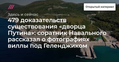 479 доказательств существования «дворца Путина»: соратник Навального рассказал о фотографиях виллы под Геленджиком