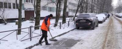 В Смольном заявили о катастрофическом дефиците рабочей силы для уборки снега в Петербурге