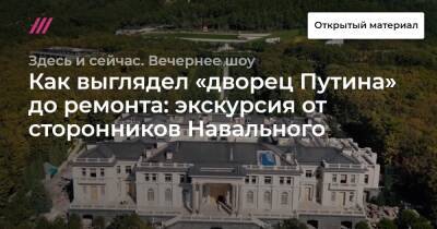 Как выглядел «дворец Путина» до ремонта: экскурсия от сторонников Навального