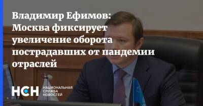 Владимир Ефимов: Москва фиксирует увеличение оборота пострадавших от пандемии отраслей