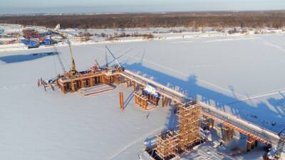 Пилоны начали возводить на строящемся мосту между Владимирской и Нижегородской областями