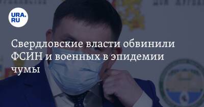 Свердловские власти обвинили ФСИН и военных в эпидемии чумы