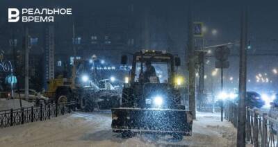 За сутки с улиц Казани вывезено больше 17,7 тысяч тон снега